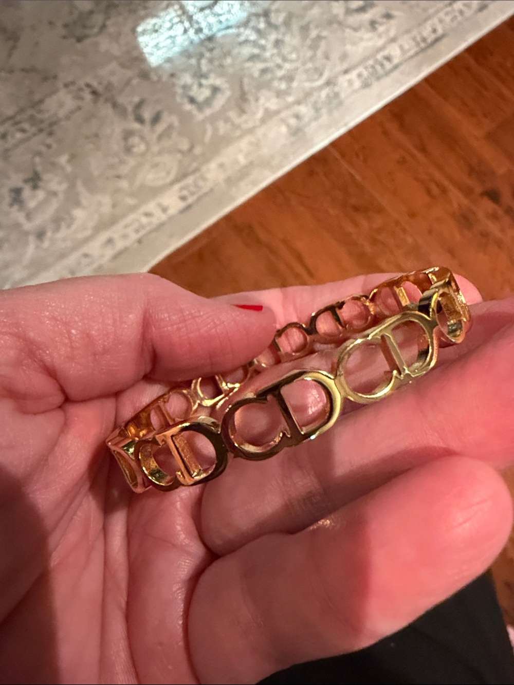 Gorgeous Stainless Hinge Bangle